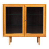 Vintage display cabinet, chest of drawers, sideboard, oak, Danish Mid Century