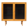 Vintage display cabinet, chest of drawers, sideboard, oak, Danish Mid Century