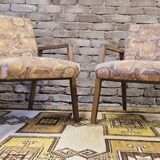 Pair of vintage Danish armchairs from the 1970s