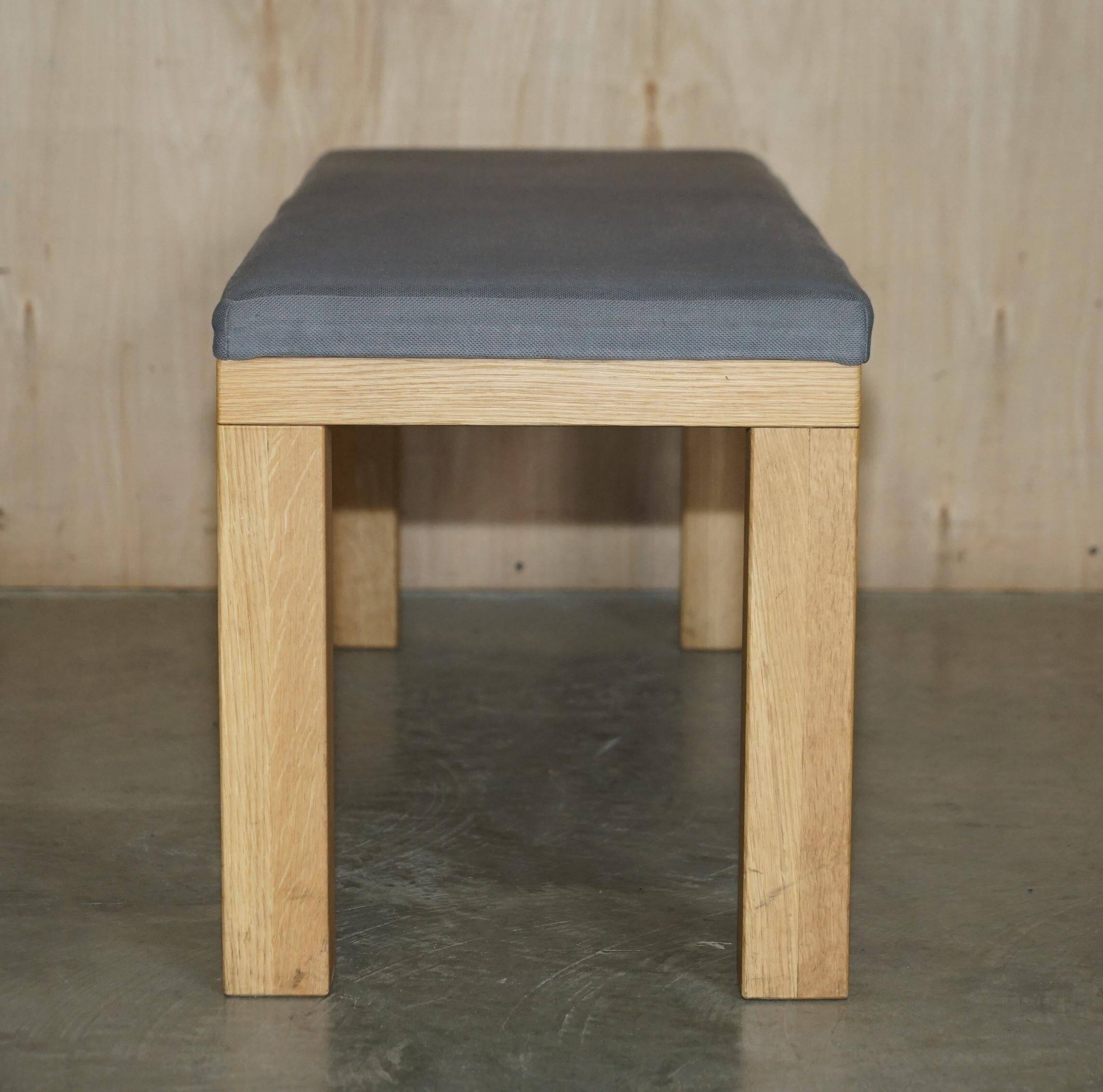 James Burleigh Bosa kitchen bench in handmade oak