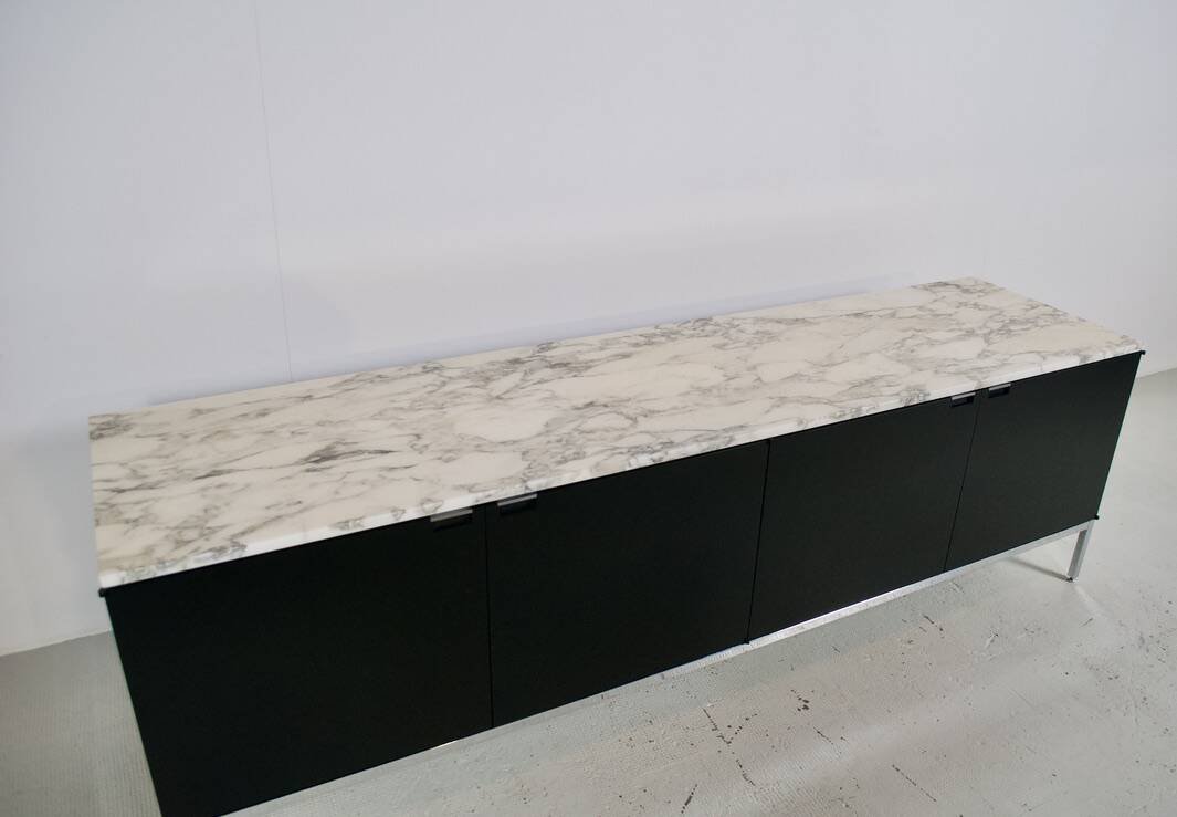BLACK OAK AND FLORENCE MARBLE SIDEBOARD KNOLL 2000 KNOLL INTERNATIONAL PUBLISHER