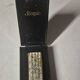 Vintage Scorpio gas lighter in its collector's case.