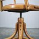 Ligna Adjustable Swivel Office Chair, Czechoslovakia, 1950s
