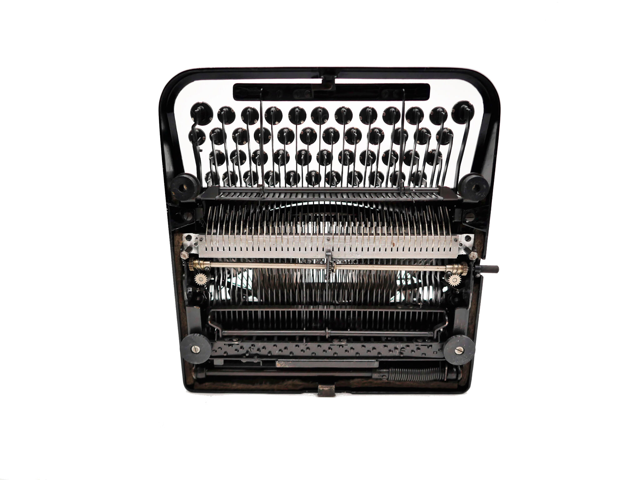 Underwood Portable 4 Bank Typewriter Revised New Black Ribbon 1930