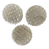 Set of 3 vintage ceiling lights