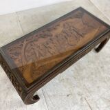 Table basse sculptée à la main Chine années 1930
