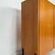 1960s Small Vintage Teak Cabinet with Metal Legs