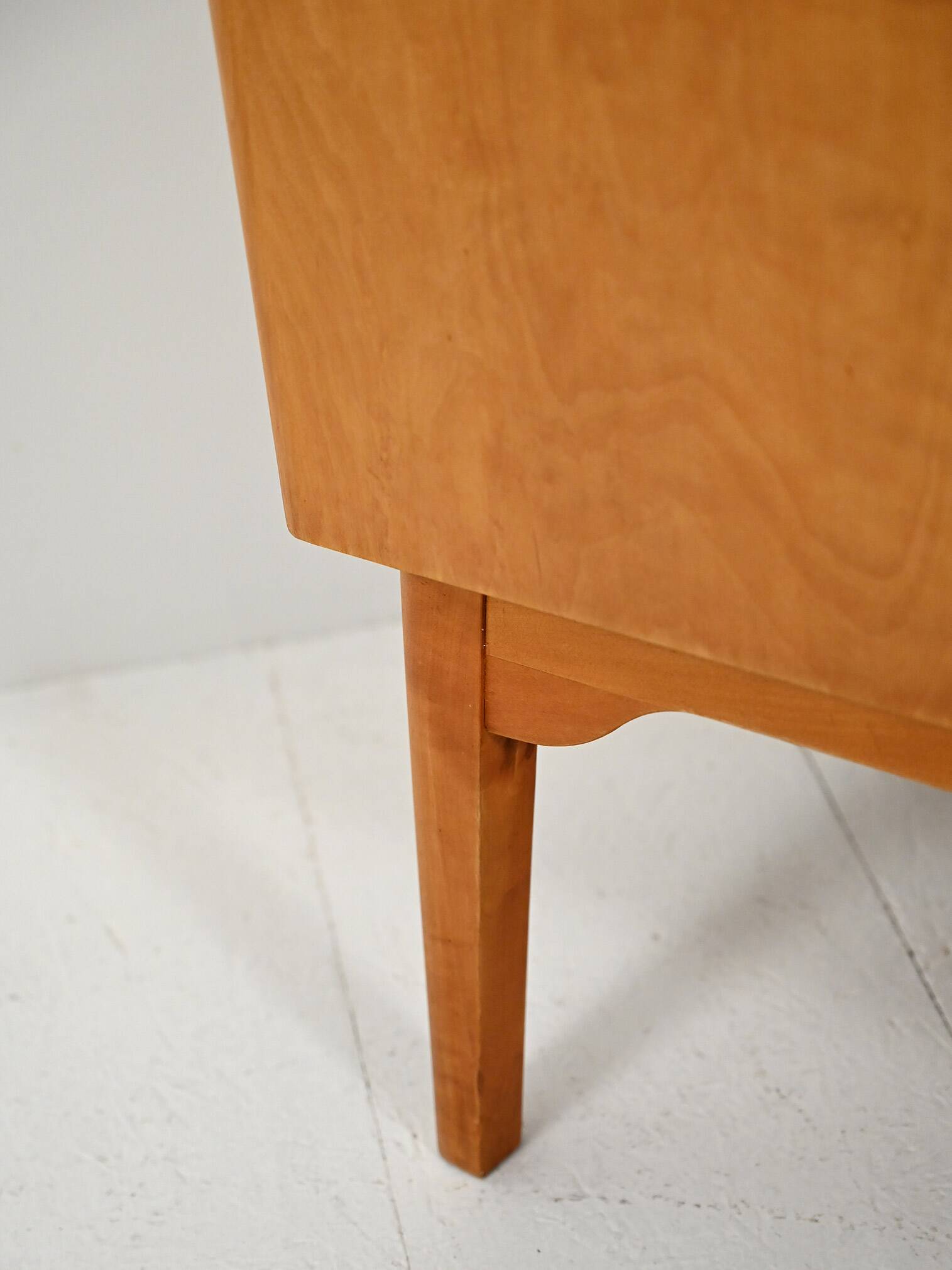 Birch highboard “Swedish Grace”, 1940s