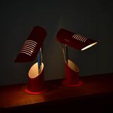 Space Age foldable table lamps from Szarvasi, 1960s