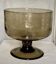 Large vintage 1960s smoked bubble glass bowl from Biot.