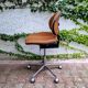 Swivel office chair on wheels 70s