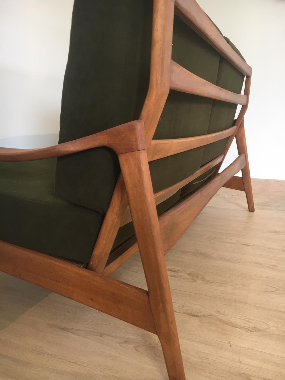 Scandinavian teak sofa