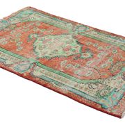 Anatolian handmade vintage rug 223 cm x 133 cm