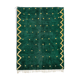 Modern Moroccan carpet green