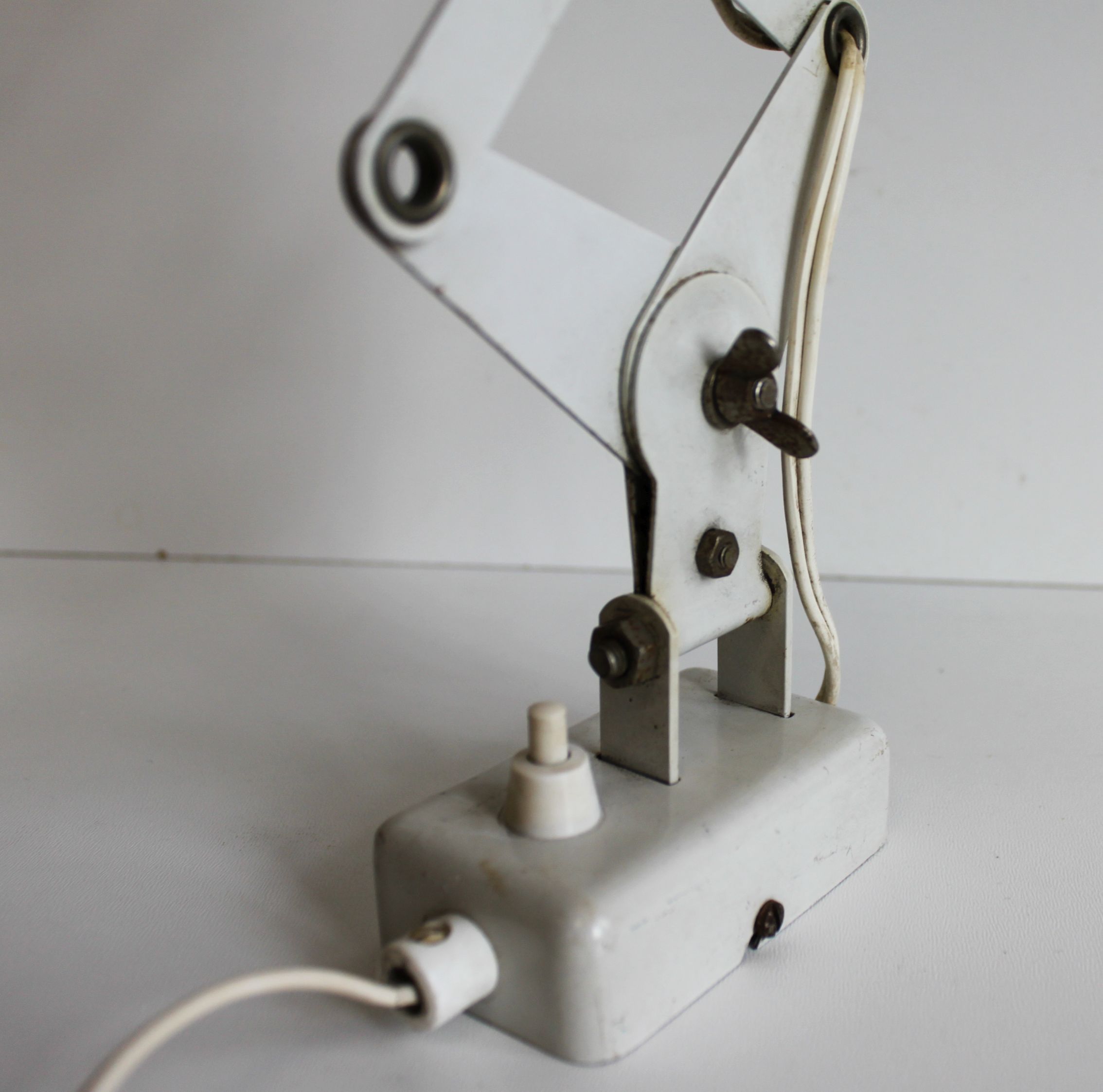 Industrial scissor lamp, 50s.