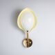 Arnold Wiigs wall lamp from plastic and brass