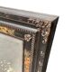 Mirror with painted wooden frame