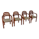 Set of 4 Mid Century Dyrlund Dining Chairs, 1970s