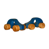 Pair of wooden cars