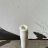 White opaline glass soliflore vase