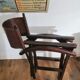 Fauteuil scénariste en cuir pliant
