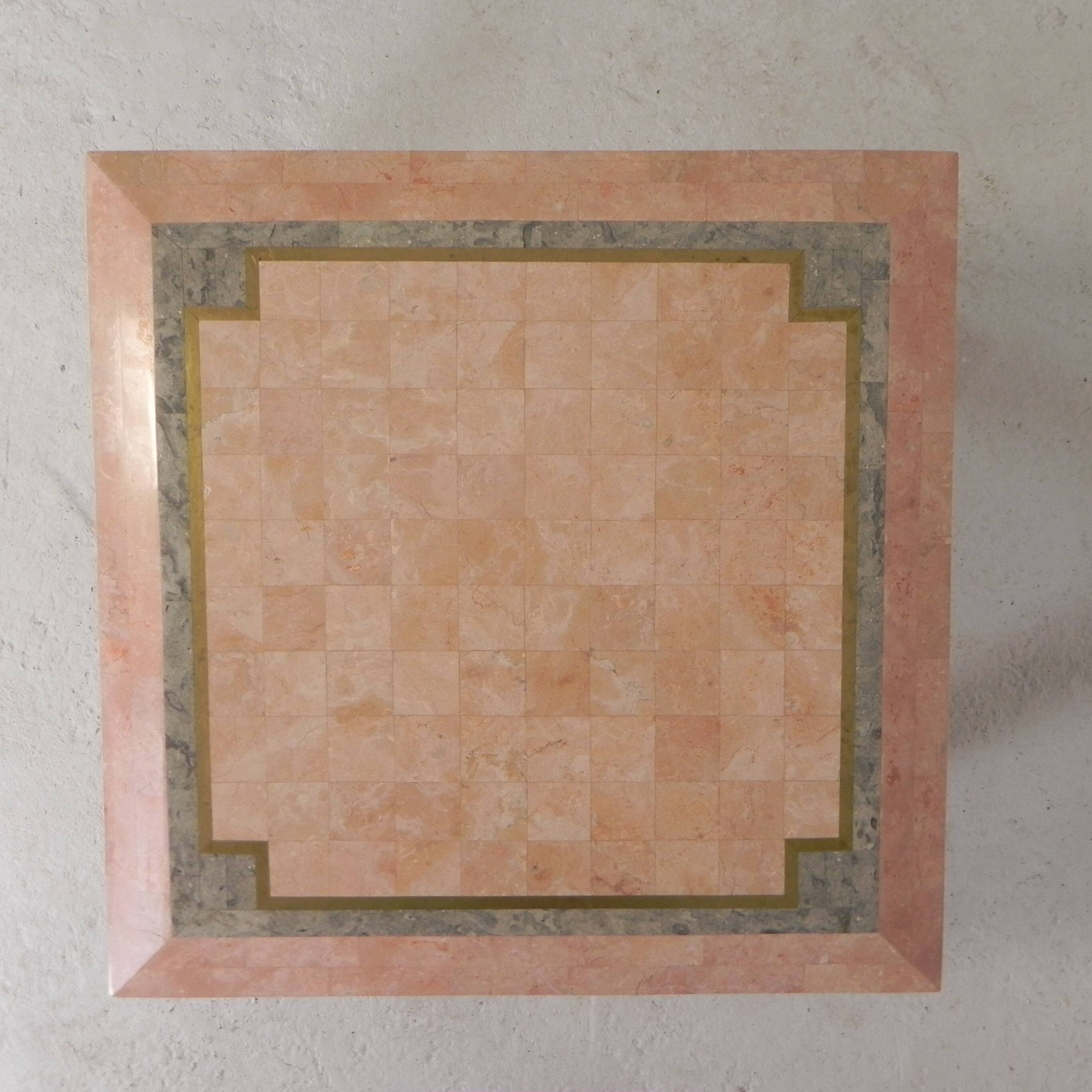 Marble coffee table by Robert Marcius for Casa Bique, 1980s.