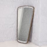 Mosaic and brass mirror  47x87cm