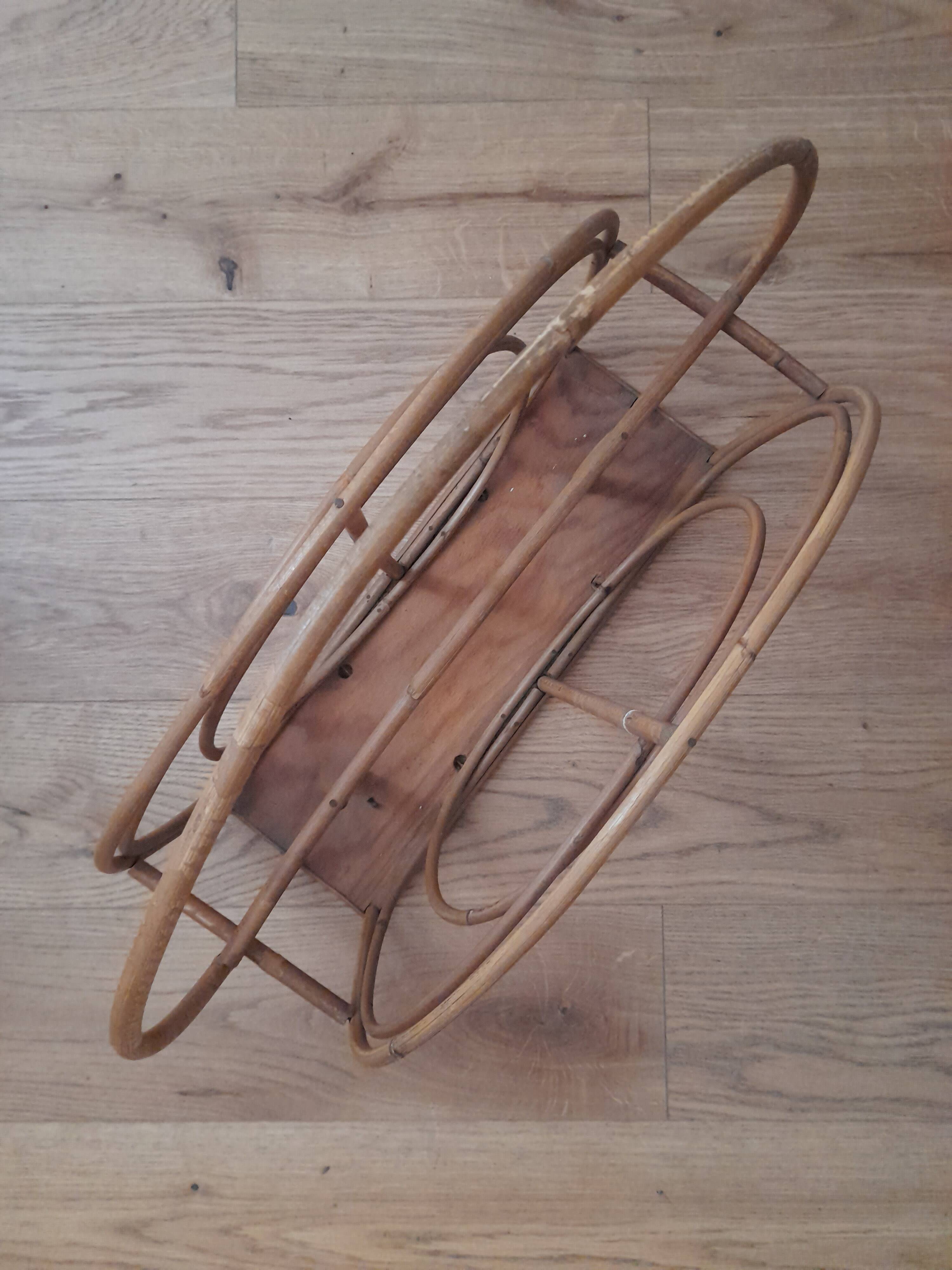 Rattan magazine door