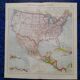A geographical map from Atlas Quillet 1925 map: United States and Central America physical