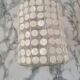 Vintage mother-of-pearl and nylon lampshade