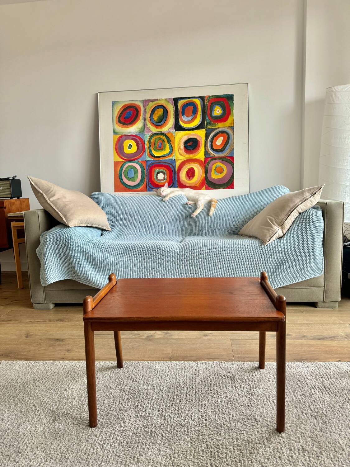 Table d'appoint vintage années 1960 en teck