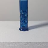 Vintage mid-century trio of handcrafted glass vases from Lauscha, Thuringia.