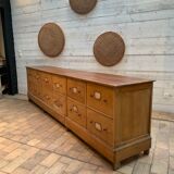 Old wooden workshop furniture