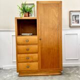 Vintage asymmetrical wardrobe