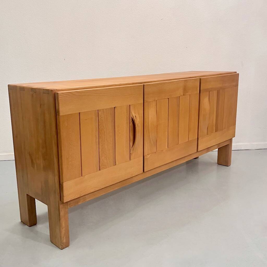Massive elm enfilade from the Regain house, France around 1970.