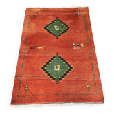 Gabbeh wool rug, 100% wool