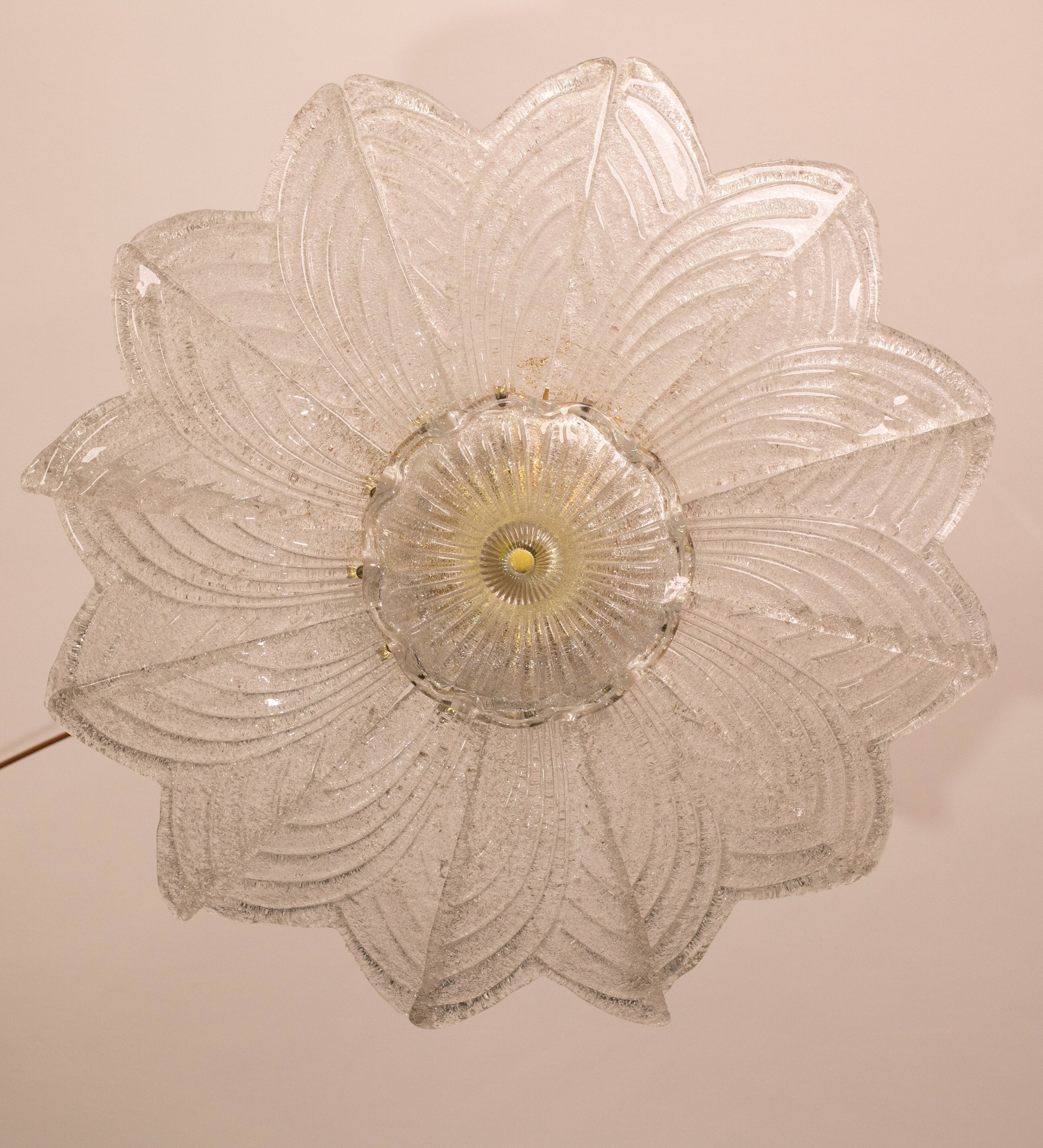 Amalfi, Italian Murano Glass Ceiling Light or Chandelier, 1970s