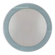 Vintage 1970s round wall mirror in smoked glass, Italian design