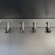 Metal kitchen cabinet, ball handles, 1950s