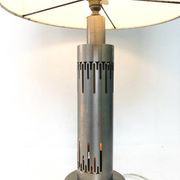 Vintage lamp 70's brushed aluminium design
