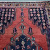 Antique hand-woven persian maslaghan rug, 1920s 254x135cm