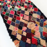 Moroccan Berber carpet Boucherouite 173x146cm