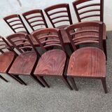 Set of 8 restaurant chairs