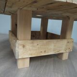 Round coffee table in drum