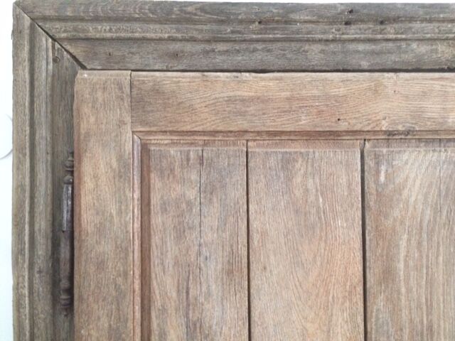 Antique door in solid oak