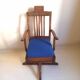1900 Solid Teak Barber Chair