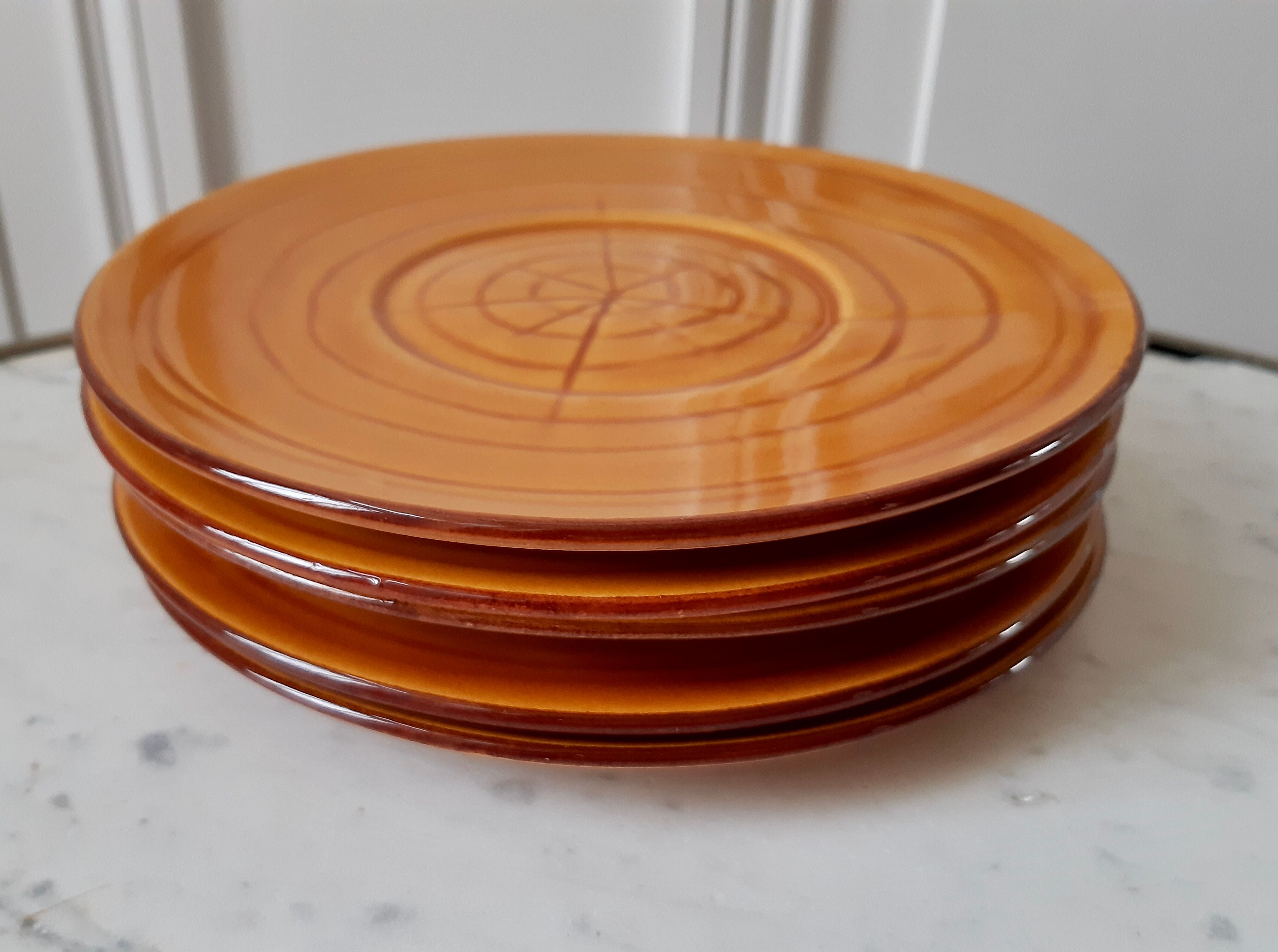 Set of 5 dessert plates Vallauris