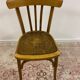 Set of 6 mismatched bistro chairs including Baumann and Luterma chairs