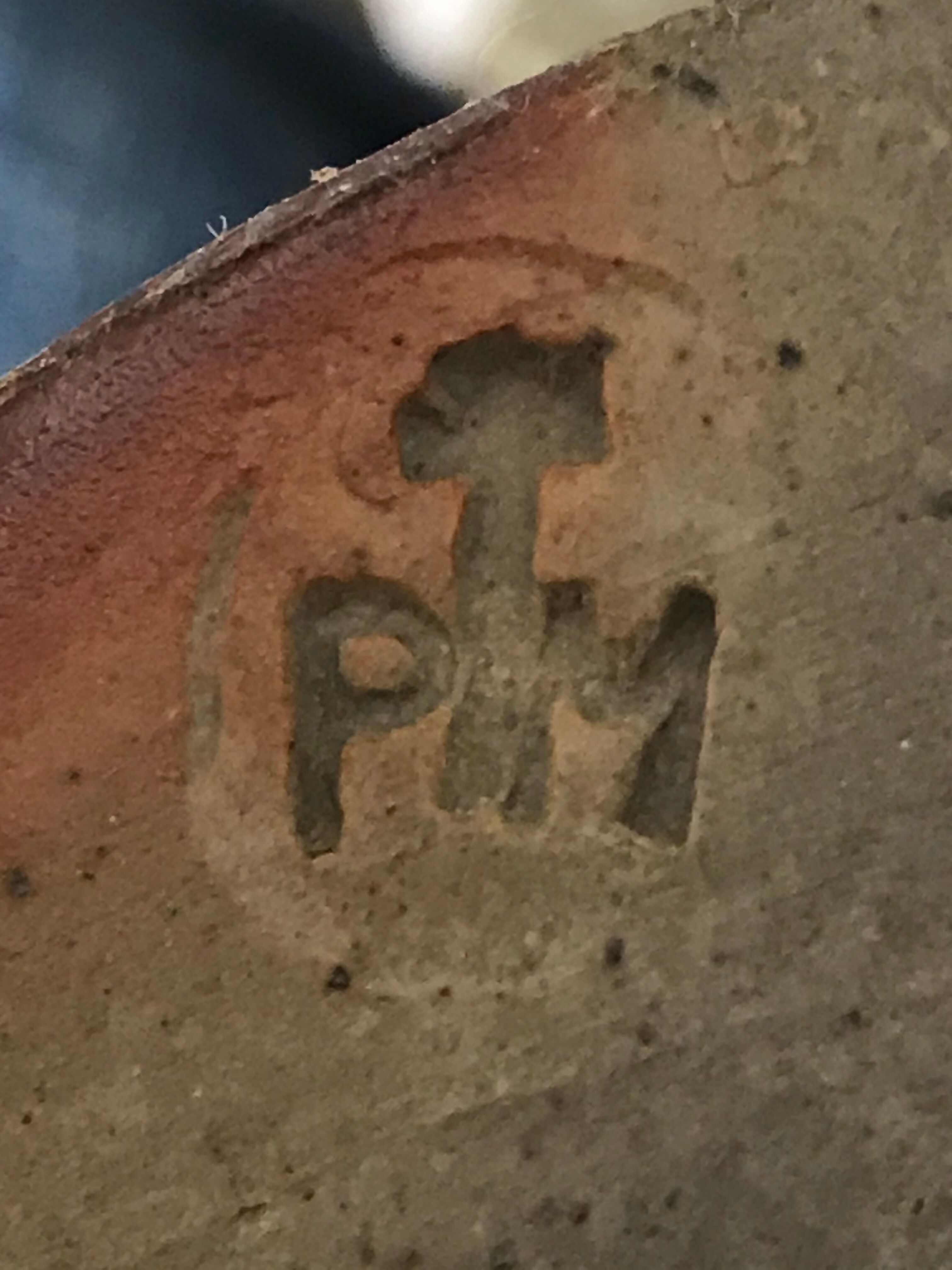 Pair of sandstone lamp