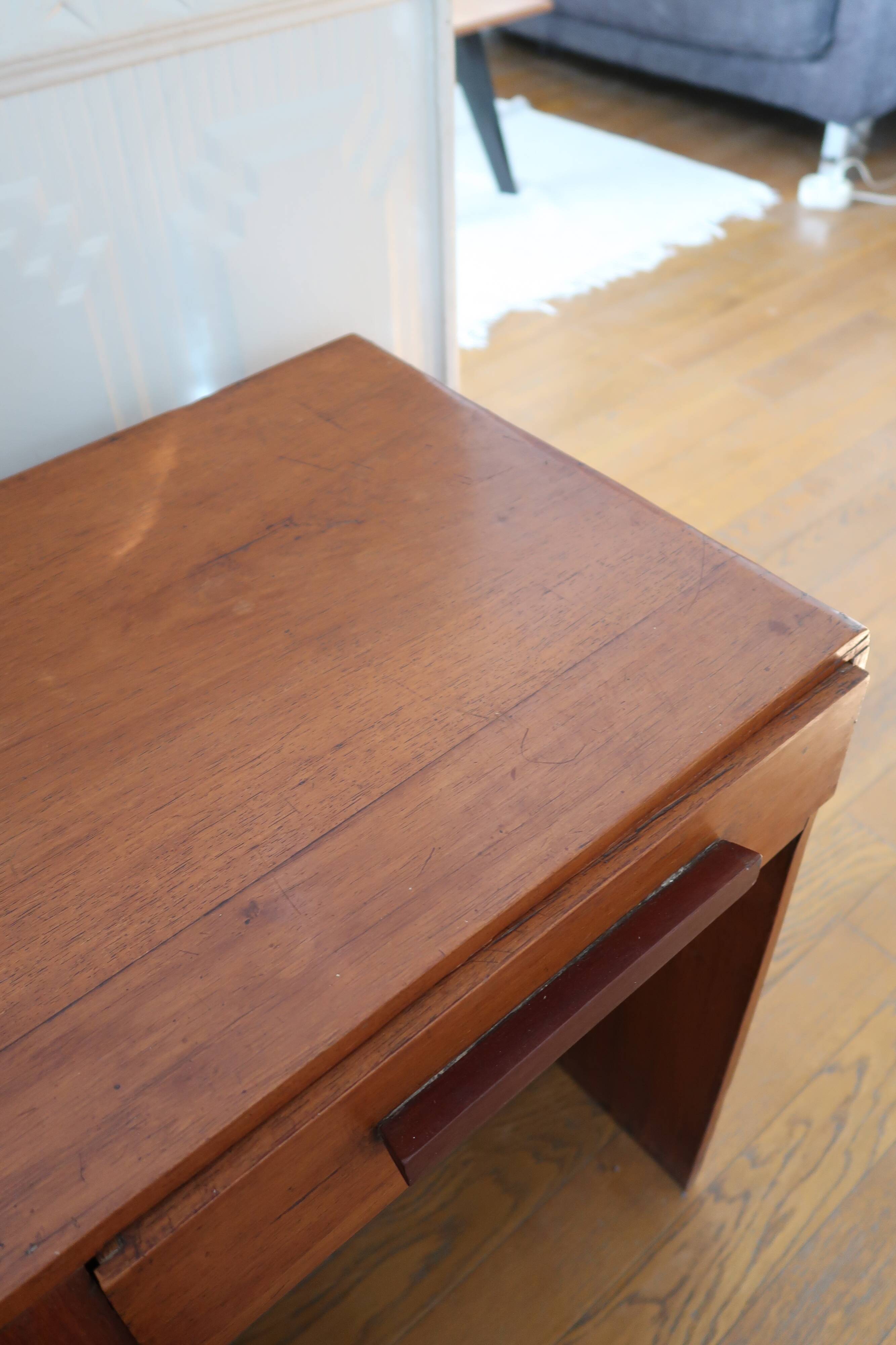 Brutalist side table console
